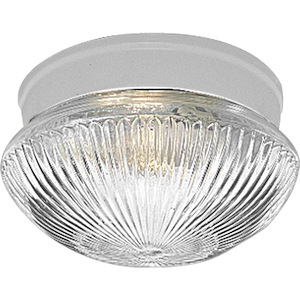 Fitter - Close-to-Ceiling Light - 1 Light - Bowl Shade in Traditional style - 7.5 Inches wide by 4.75 Inches high - 117598
