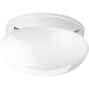 Fitter - Close-to-Ceiling Light - 2 Light - Bowl Shade in Traditional style - 9.5 Inches wide by 5.25 Inches high - 117712