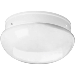 Fitter - Close-to-Ceiling Light - 2 Light - Bowl Shade in Traditional style - 11.75 Inches wide by 5.25 Inches high - 117707