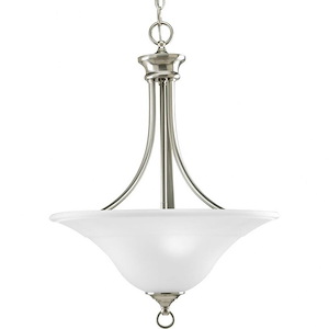 Trinity - 3 Light - Inverted Bowl Shade in Transitional and Traditional style - 18 Inches wide by 24 Inches high - 117676