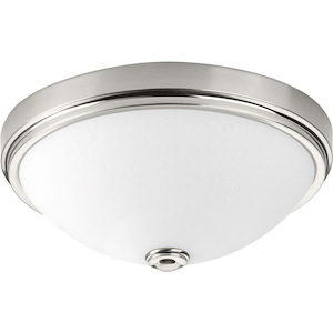 LED Linen - Close-to-Ceiling Light - 1 Light - Bowl Shade in Modern style - 13 Inches wide by 5.38 Inches high