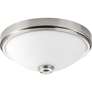 LED Linen - Close-to-Ceiling Light - 1 Light - Bowl Shade in Modern style - 15 Inches wide by 5.88 Inches high
