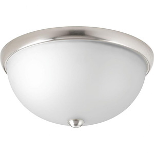 Glass Domes - 6.5 Inch Height - Close-to-Ceiling Light - 2 Light - Bowl Shade - Line Voltage - Damp Rated