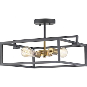 Blakely - Close-to-Ceiling Light - 2 Light in Modern style - 17.25 Inches wide by 9.38 Inches high