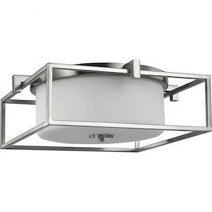 Chadwick - Close-to-Ceiling Light - 2 Light - Round Shade in Modern style - 15.38 Inches wide by 5.5 Inches high