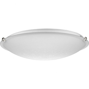 Linen Dome - 60W 4 LED Flush Mount In Transitional Style-4.13 Inches Tall and 20.13 Inches Wide - 1100848