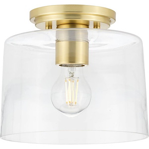 Adley - 1 Light Flush Mount In New Traditional Style-7.37 Inches Tall and 8.62 Inches Wide