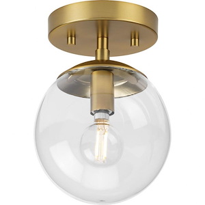 Atwell - 1 Light Flush Mount In Mid-Century Modern Style-7.87 Inches Tall and 5.87 Inches Wide