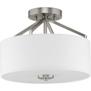 Goodwin - 2 Light Convertible Semi-Flush Mount In Modern Style-9.87 Inches Tall and 13 Inches Wide