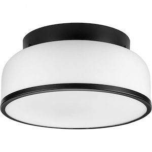Parkhurst - 30W 2 LED Flush Mount In Traditional Style-5.12 Inches Tall and 11.25 Inches Wide