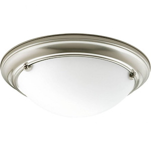Eclipse - Close-to-Ceiling Light - 2 Light - Bowl Shade in Modern style - 15.25 Inches wide by 4.63 Inches high