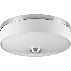 Weaver LED - Close-to-Ceiling Light - 1 Light - Drum Shade in Transitional style - 10 Inches wide by 3.44 Inches high - 520359