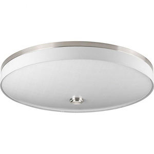 Weaver LED - Close-to-Ceiling Light - 3 Light - Drum Shade in Transitional style - 22 Inches wide by 4.44 Inches high
