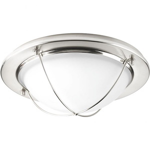 Portal LED - Close-to-Ceiling Light - 1 Light - Bowl Shade in Coastal style - 11 Inches wide by 4.13 Inches high