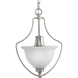 Madison - 1 Light - Bell Shade in Transitional and Traditional style - 9.5 Inches wide by 14.63 Inches high - 85869
