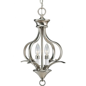 Trinity - 2 Light in Transitional and Traditional style - 12 Inches wide by 18 Inches high
