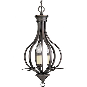 Trinity - 3 Light in Transitional and Traditional style - 13.5 Inches wide by 24 Inches high - 117882