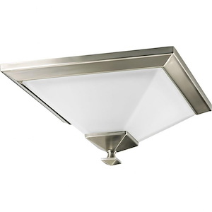 Clifton Heights - Close-to-Ceiling Light - 1 Light - Inverted Shade in Modern Craftsman and Farmhouse style - 12.5 Inches wide by 6.13 Inches high - 930283