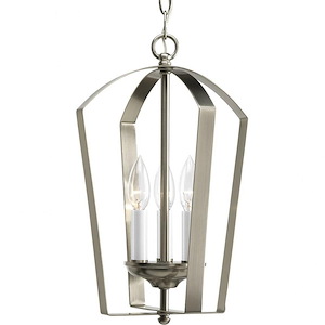 Gather - 3 Light in Transitional and Traditional style - 10 Inches wide by 16 Inches high