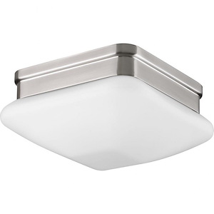 Appeal - Close-to-Ceiling Light - 1 Light - Square Shade in Modern style - 7.5 Inches wide by 3.5 Inches high - 520403