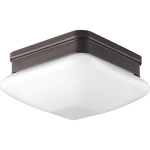 Appeal - Close-to-Ceiling Light - 1 Light - Square Shade in Modern style - 7.5 Inches wide by 3.5 Inches high
