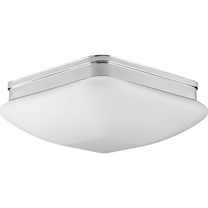 Appeal - Close-to-Ceiling Light - 3 Light - Square Shade in Modern style - 13 Inches wide by 5 Inches high