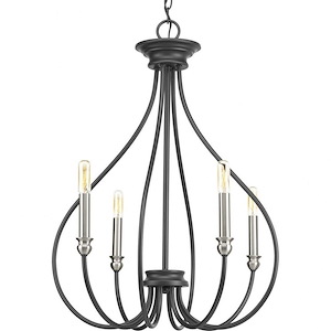 Whisp - Chandeliers Light - 4 Light in Farmhouse style - 21 Inches wide by 26.75 Inches high - 614952