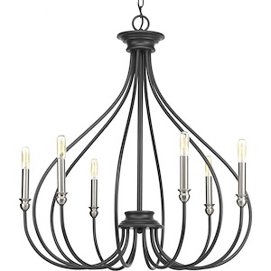 Whisp - Chandeliers Light - 6 Light in Farmhouse style - 28.25 Inches wide by 30 Inches high
