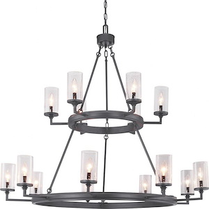 Gresham - Chandeliers Light - 15 Light in Farmhouse style - 47.13 Inches wide by 40.38 Inches high