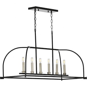 Seneca - Island/Linear Light - 6 Light in Farmhouse style - 15.38 Inches wide by 14.13 Inches high