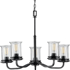 Winslett - Chandeliers Light - 5 Light - Cylinder Shade in Coastal style - 27.13 Inches wide by 21.13 Inches high - 930226