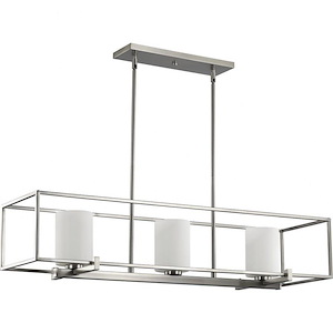 Chadwick - Chandeliers Light - 3 Light - Cylinder Shade in Modern style - 40 Inches wide by 8.75 Inches high