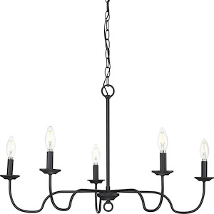 Canebrake - 5 Light Chandelier In Farmhouse Style-18 Inches Tall and 30.12 Inches Wide