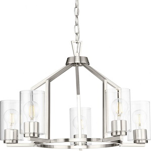 Goodwin - 5 Light Chandelier In Modern Style-15.5 Inches Tall and 24 Inches Wide - 1284036