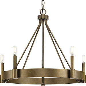 Breckenridge - 5 Light Chandelier In Modern Style-21 Inches Tall and 26 Inches Wide - 1283941