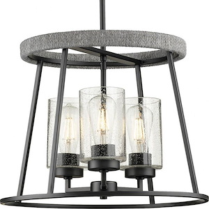 Laramie - 3 Light Chandelier In Rustic Style-14 Inches Tall and 18.12 Inches Wide