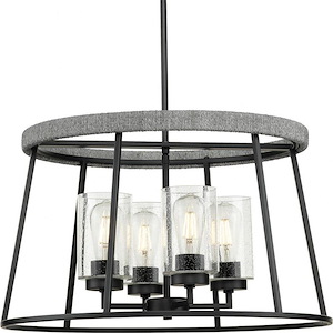 Laramie - 4 Light Chandelier In Rustic Style-14 Inches Tall and 24 Inches Wide - 1302239