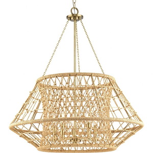 Laila - 5 Light Chandelier In Coastal Style-31.5 Inches Tall and 30 Inches Wide - 1283973