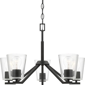 Vertex - 5 Light Chandelier In Contemporary Style-15.25 Inches Tall and 22.5 Inches Wide - 1302560
