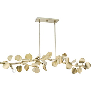 Laurel - 7 Light Linear Chandelier In Modern Style-9.5 Inches Tall and 16 Inches Wide - 1325231