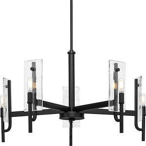 Rivera - 5 Light Chandelier In Modern Style-16.75 Inches Tall and 30 Inches Wide - 1325324