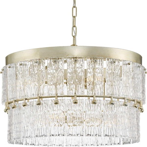 Chevall - 6 Light Chandelier In Modern Style-16.37 Inches Tall and 24.87 Inches Wide