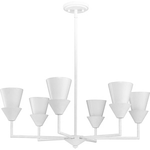 Pinellas - 6 Light Chandelier-11.25 Inches Tall and 30 Inches Wide