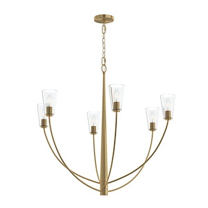Jheni - 6 Light Large Chandelier-32 Inch Tall and 36 Inch Wide - 1428489