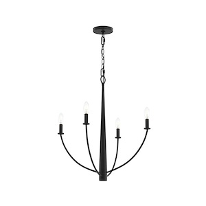 Jheni - 4 Light Medium Chandelier-26 Inch Tall and 24 Inch Wide - 1428492