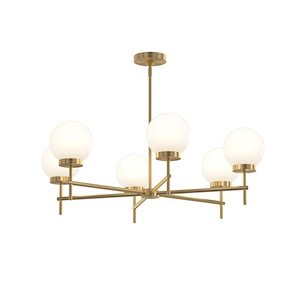 Rigsby - 6 Light Medium Chandelier-21.75 Inch Tall and 36 Inch Wide - 1428501