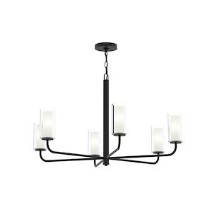 Mack - 6 Light Chandelier-20.25 Inch Tall and 34 Inch Wide - 1428509