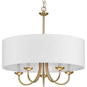 5 Light Chandelier In New Traditional Style-21.13 Inches Tall and 21.63 Inches Wide