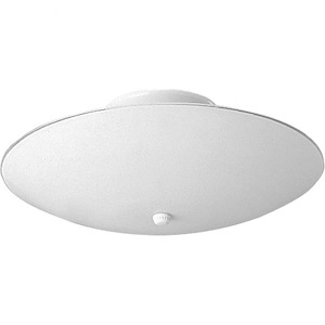 Round Glass - Close-to-Ceiling Light - 2 Light in Traditional style - 12 Inches wide by 5.5 Inches high