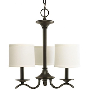 Inspire - Chandeliers Light - 3 Light - Drum Shade in Transitional and Traditional style - 16.81 Inches wide by 18 Inches high - 281462